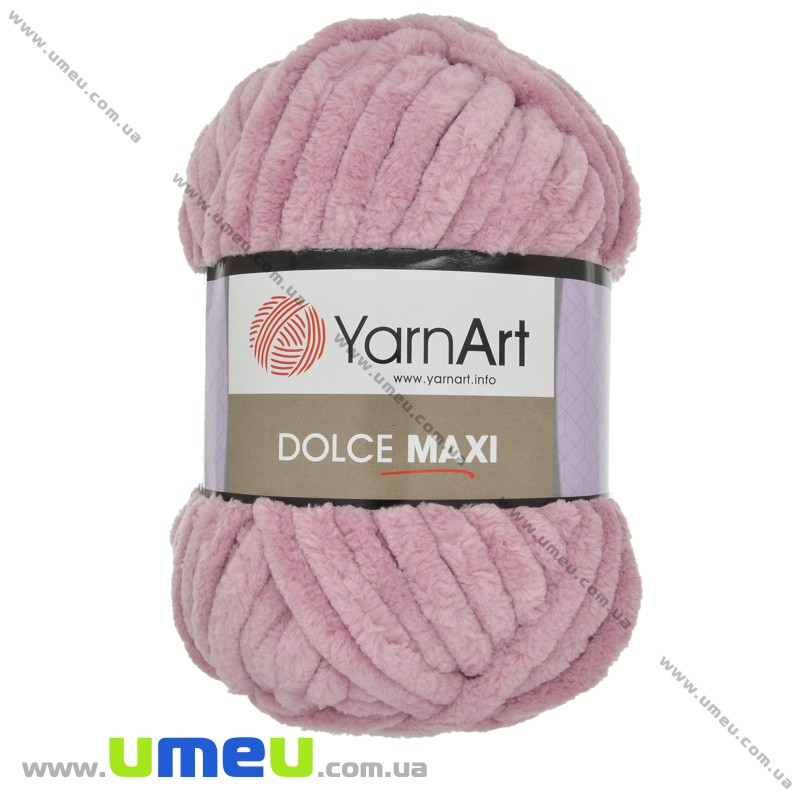 

Пряжа YarnArt Dolce Maxi 200 г, 70 м, Розовая (Пыльная роза) 769, 1 моток (YAR-034994)