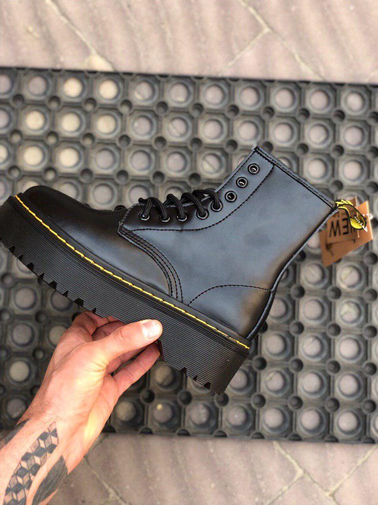 

Женские зимние ботинки Dr.Martens Black с мехом 38, Черный