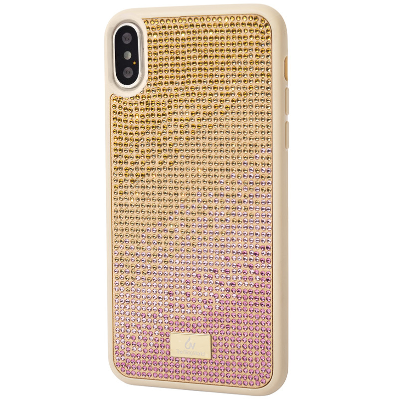 

TPU чехол Bling World Rainbown Design для Apple iPhone X / XS (5.8"), Золотой