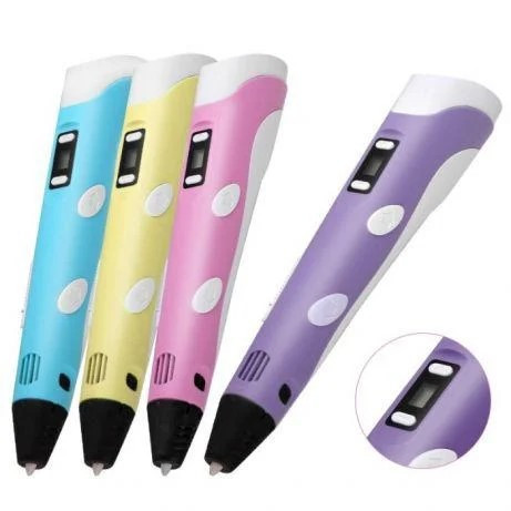 

3D ручка PEN-2 с Led дисплеем, 3Д ручка Smartpen, MyRiwell Сиреневая