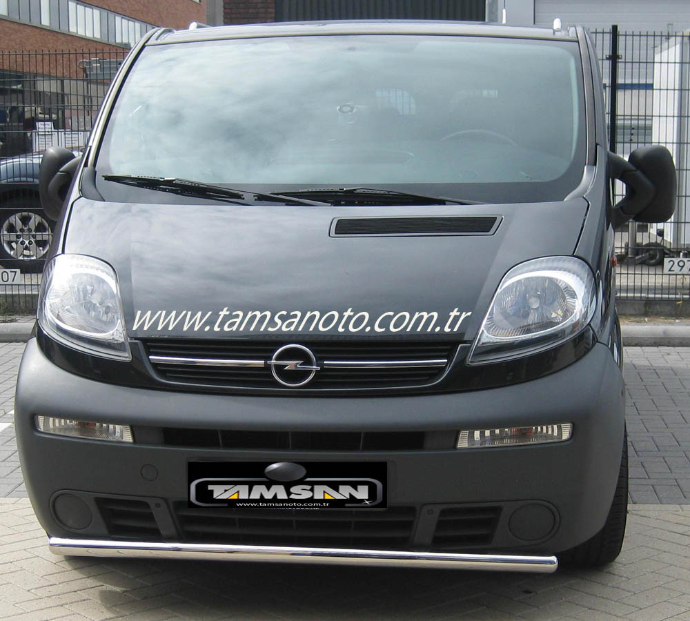 

Opel Vivaro 2001-2015 гг. Передняя защита ST008 (нерж.) 42 мм