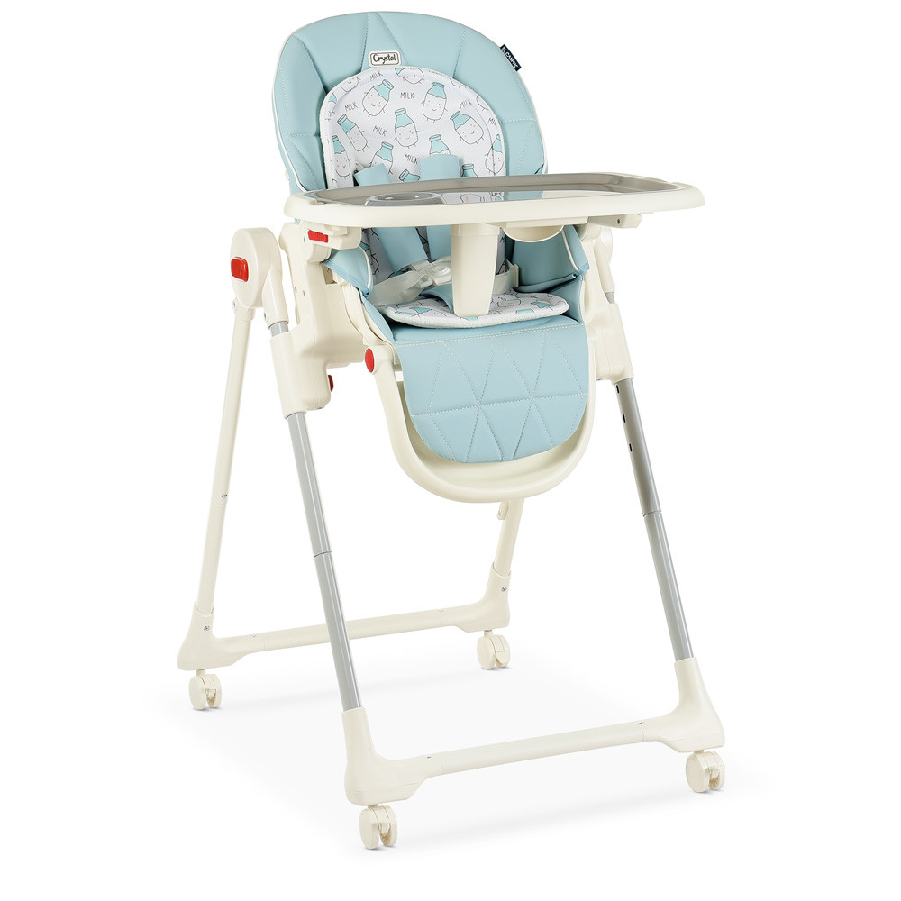 

Детский стульчик для кормления ME 1037 CRYSTAL Milk Sky Blue (М 1037)