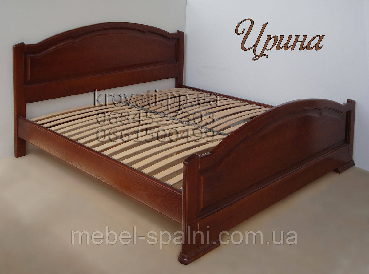 

Кровать в Украине деревянная двуспальная "Ирина" kr.ir3.1, Разные цвета