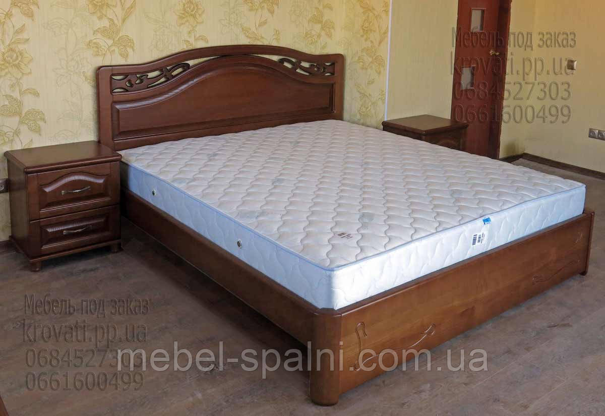 Кровать в Украине деревянная двуспальная "Марго" kr.mg3.2, Разные цвета