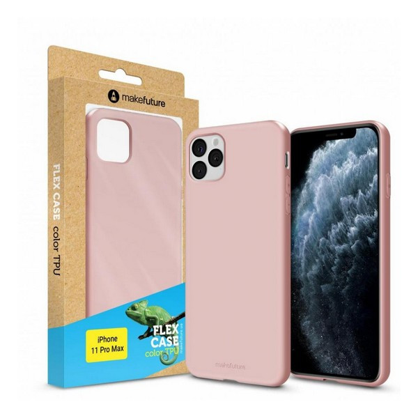 

Накладка для iPhone 11 Pro Max MakeFuture Flex Case (Soft-touch TPU) Rose