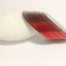 Сахарная лента для декора ногтей - Красная 2 мм