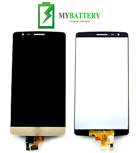 Дисплей (LCD) LG D724/ D722/ D725/ D728 G3 mini с сенсором золотой