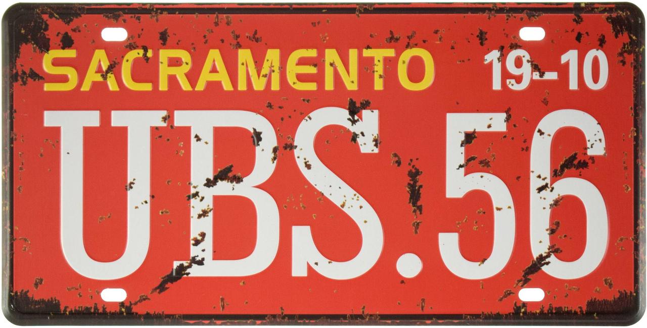 

Металлическая табличка "Сакраменто / Sacramento (UBS.56)" (ms-001555)