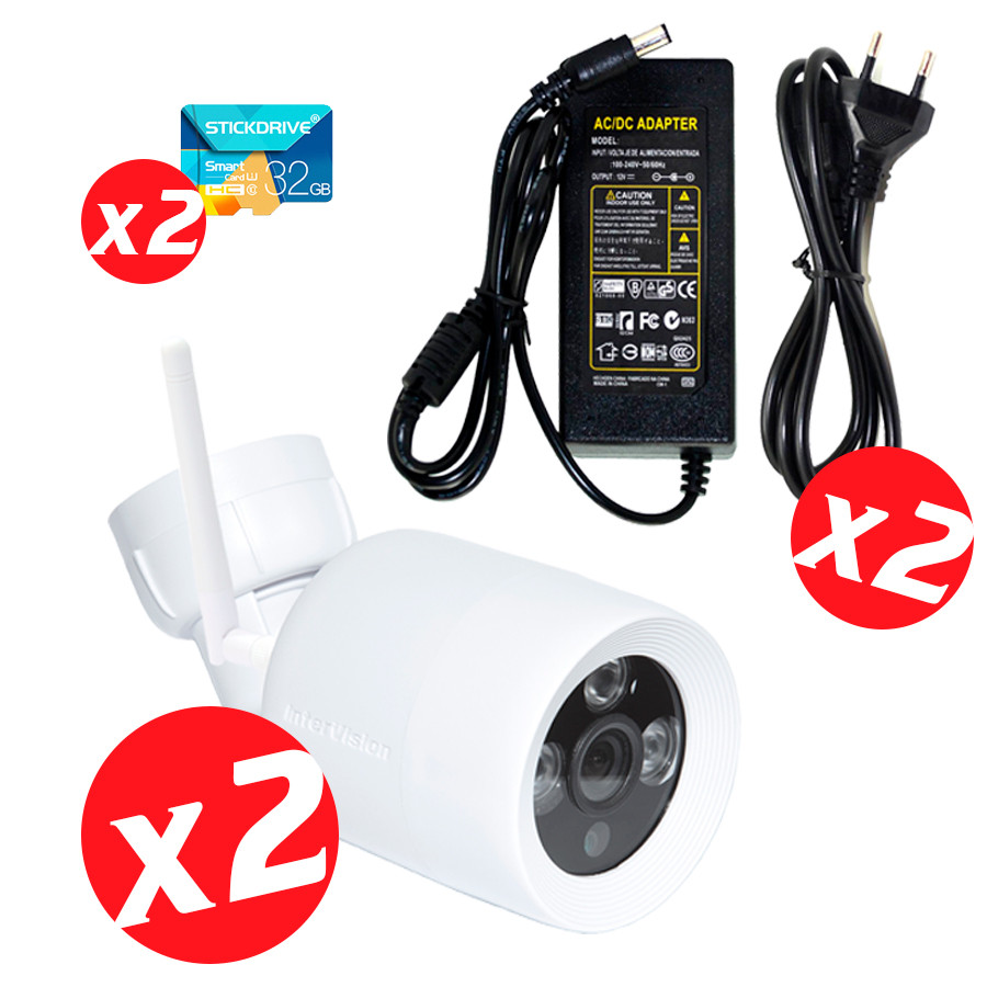 

2МП 2 IP-Видеокамеры WIFIKIT-2MP-232 Intervision