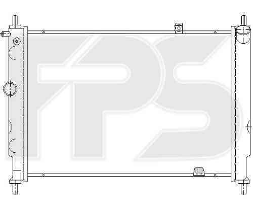 

Радиатор охлаждения двигателя OPEL (FPS) FP 52 A275-P