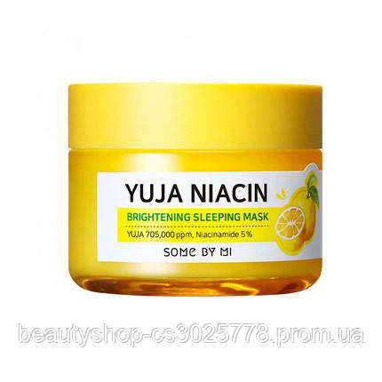 

Осветляющая ночная маска SOME BY MI Yuja Niacin Brightening Sleeping Mask,60 гр