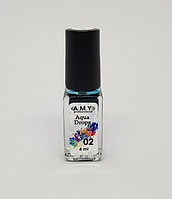 Чорнило A. M. Y. Aqua Drops 02, колір блакитний, 4 мл