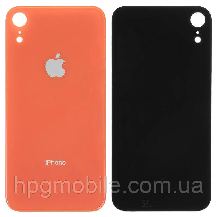 

Задняя панель корпуса (крышка аккумулятора) для Apple iPhone XR Оранжевая