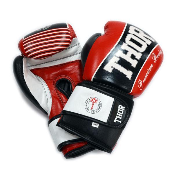 

Перчатки боксерские THOR THUNDER (Leather) натуральная кожа 16, Красный