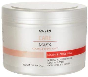 

Маска сохраняющая цвет и блеск окрашенных волос OLLIN Professional (CARE) Hair Color&Shine Save Mask 500ml