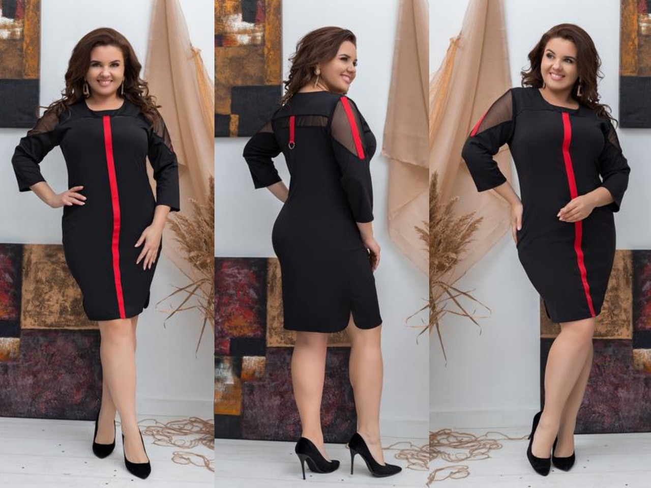 

Повседневное платье для пышных дам "Уно" Dress Code