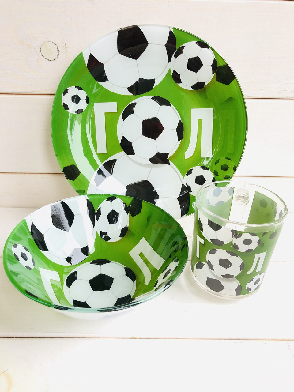 

Набор Детской Посуды "Футбол, Комбинированный