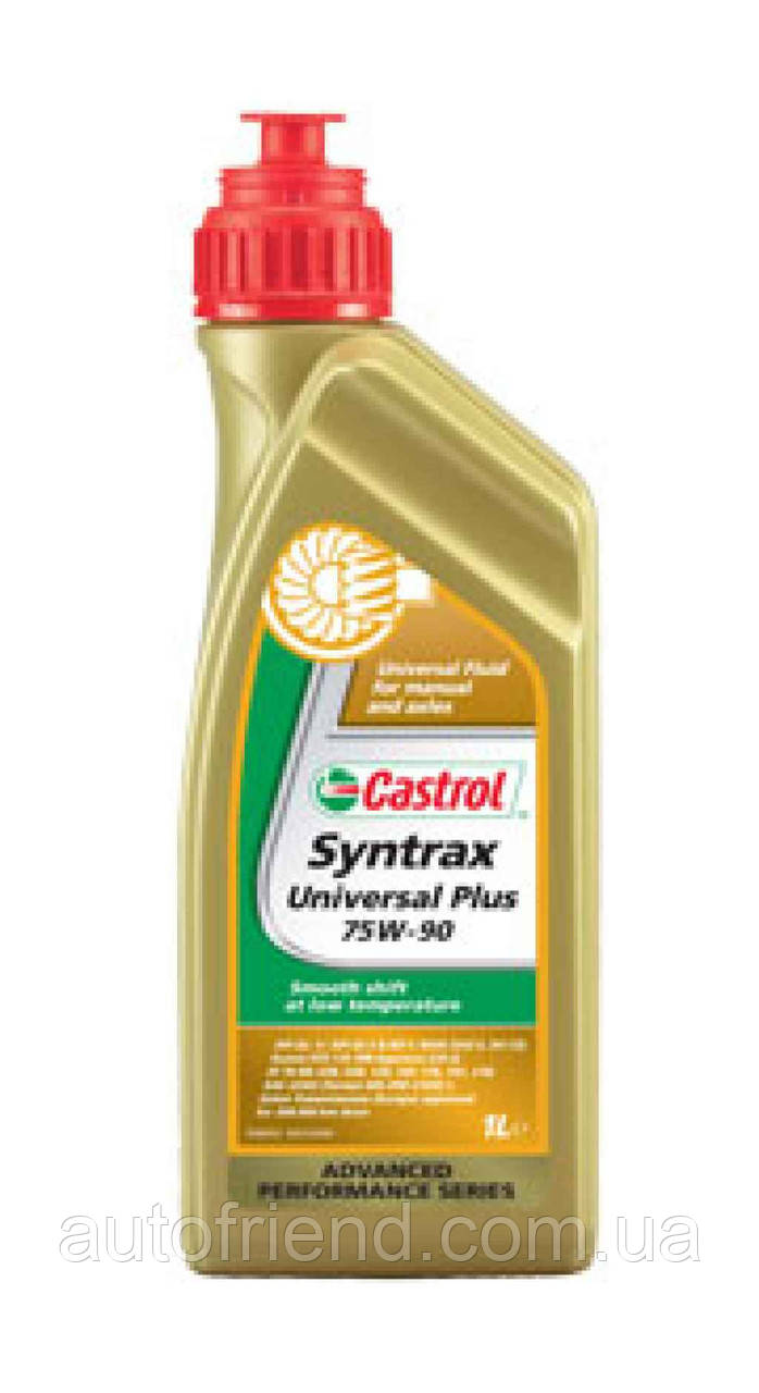 

Трансмиссионное синтетическое масло Castrol (кастрол) Syntrax Universal Plus 75W-90 1л