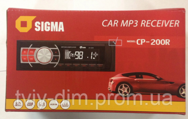 

Автомагнитола Sigma CP-200R (код 727060)