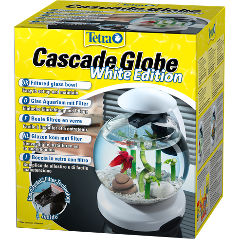 

Аквариум Tetra Cascade Globe White для петушка и небольших рыбок 6.8 л