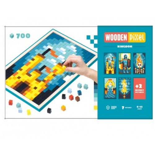 

Мозаїка Wooden pixel №8 Королівство 700ел. 45 х 26 х 4см