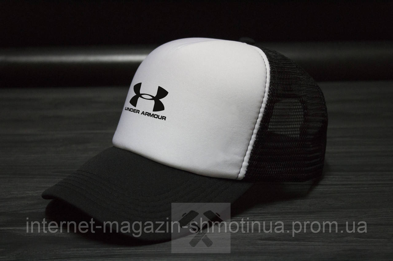 

Мужская кепка Андер Армор, кепка Under Armour из сеткой сзади, летняя, брендовая, реплика, Черный