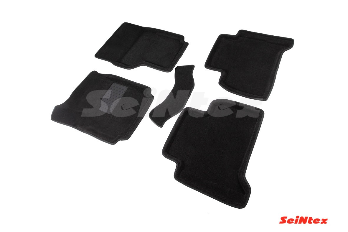 

Коврики в салон 3D для Volkswagen Amarok 2009- /Черные 5шт 83736, Черный