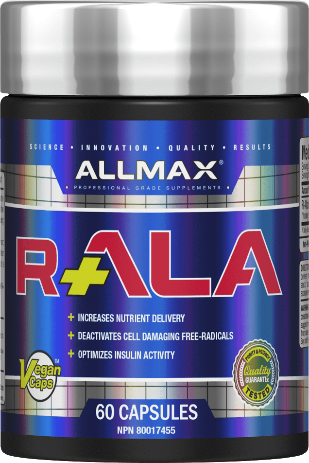 

Allmax, R+ALA (60 капс.), альфа-липоевая кислота R+ALA