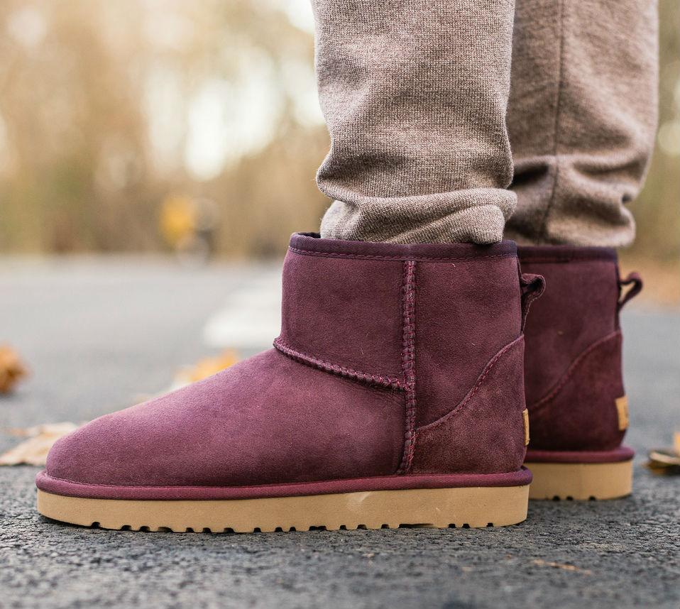 

UGG Australia Mini Classic Burgundy | полностью натуральные; бордовые; мини угги 38eur - 24.0cm