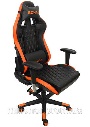 Кресло геймерское Bonro 1018 Orange, фото 2