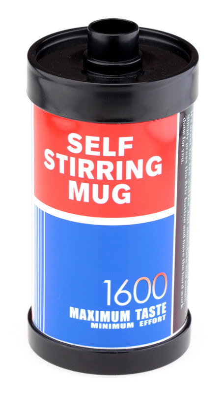 

Термокружка с миксером HONO фотопленка 1600, синяя, film self stirring mug (TE32A)