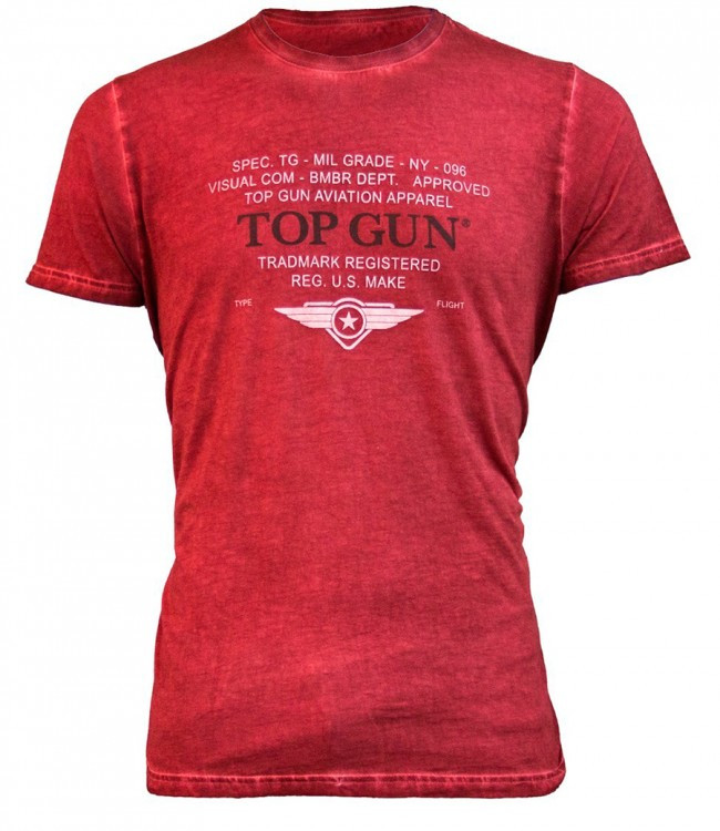

Футболка Top Gun op Gun "Specs-Logo" Tee (красная)