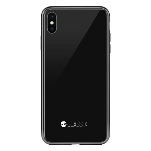 

Стеклянный чехол для iPhone XS Max Switcheasy Glass X (Черный)