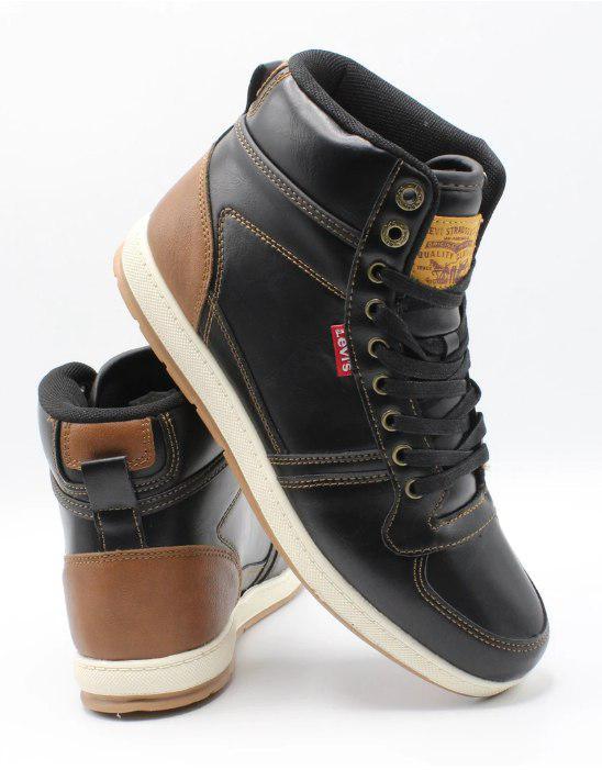 

Кроссовки мужские Levi's Stanton Burnish Sneaker. Черные. Оригинал. Размер 42.5, 44, Черный