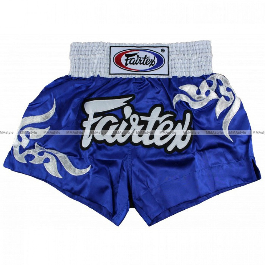 

Шорты для тайского бокса Fairtex Blue Tribal Muay Thai Shorts XL, Синий