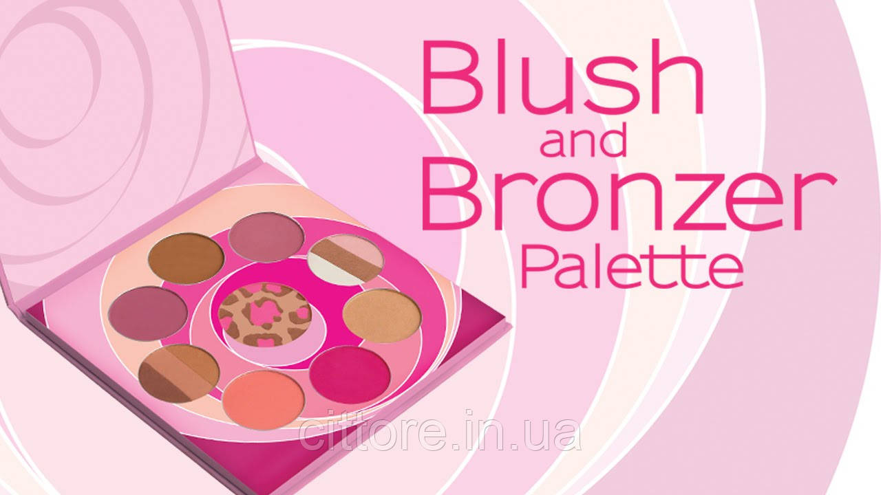 

Палитра румян и брозаторов Coastal Scents Blush and Bronzer Palette