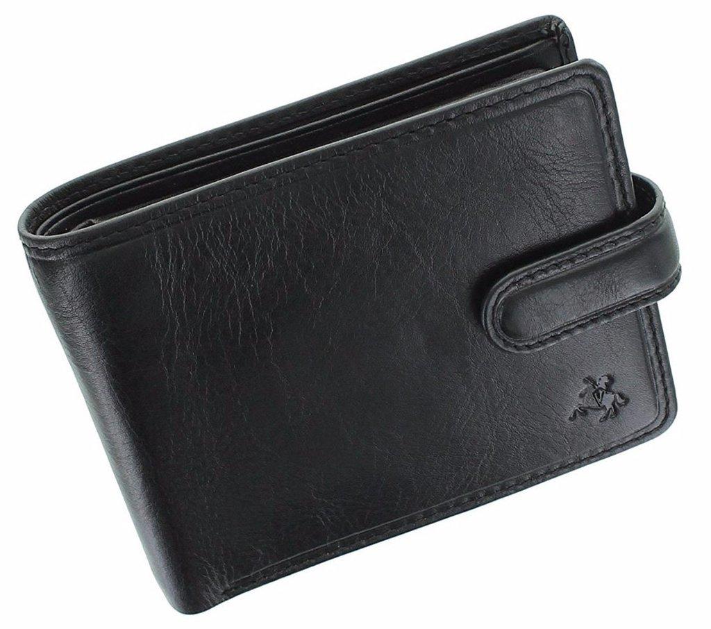 

Мужской кожаный кошелек Visconti TSC-48 с защитой RFID Filipo black