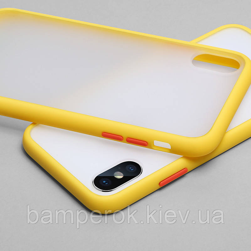 

Защитный желтый чехол Likgus HARD CASE для айфон iPhone X / iphone XS