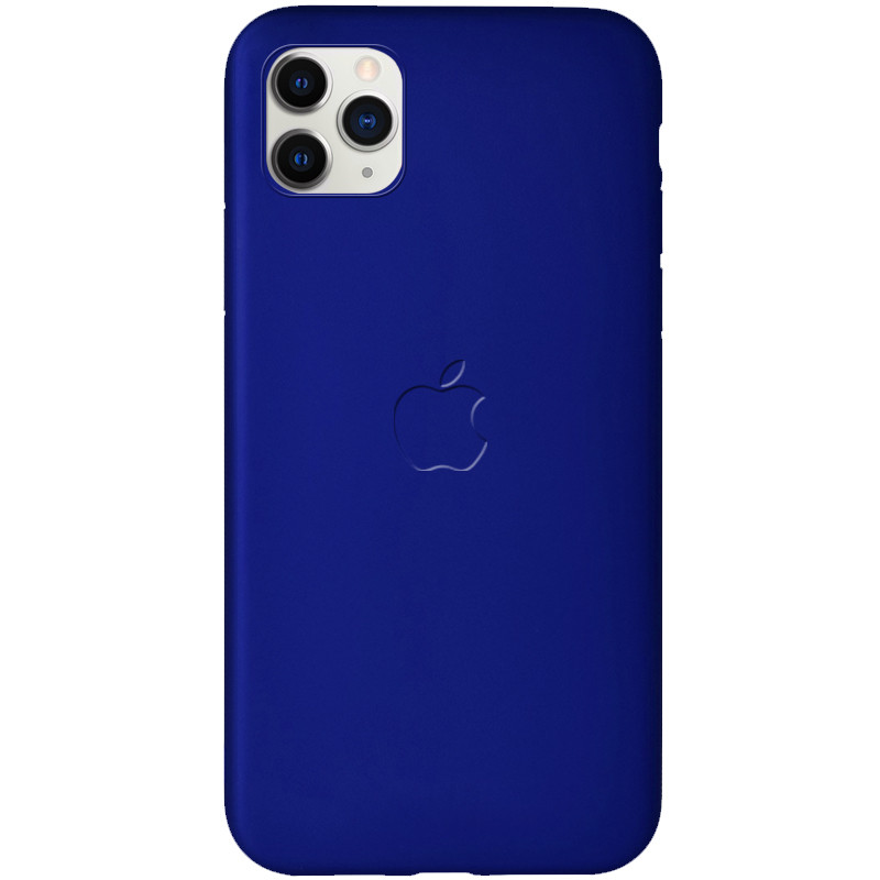 

Чехол-накладка Soft-touch logo series для Apple iPhone 11 Pro Max (6.5, Синий / navy