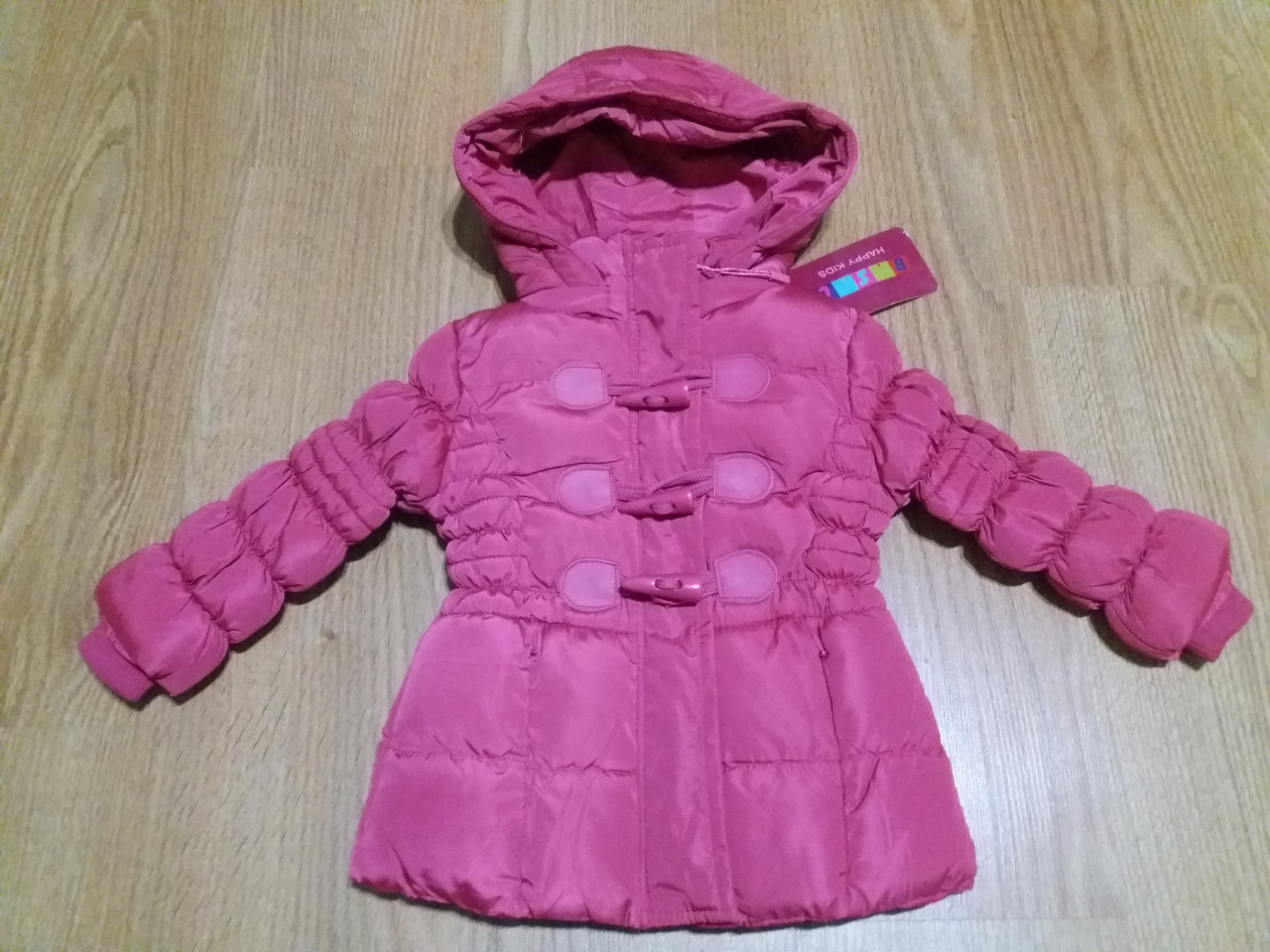 

Курточка зимняя для девочки розовая р.80 см.