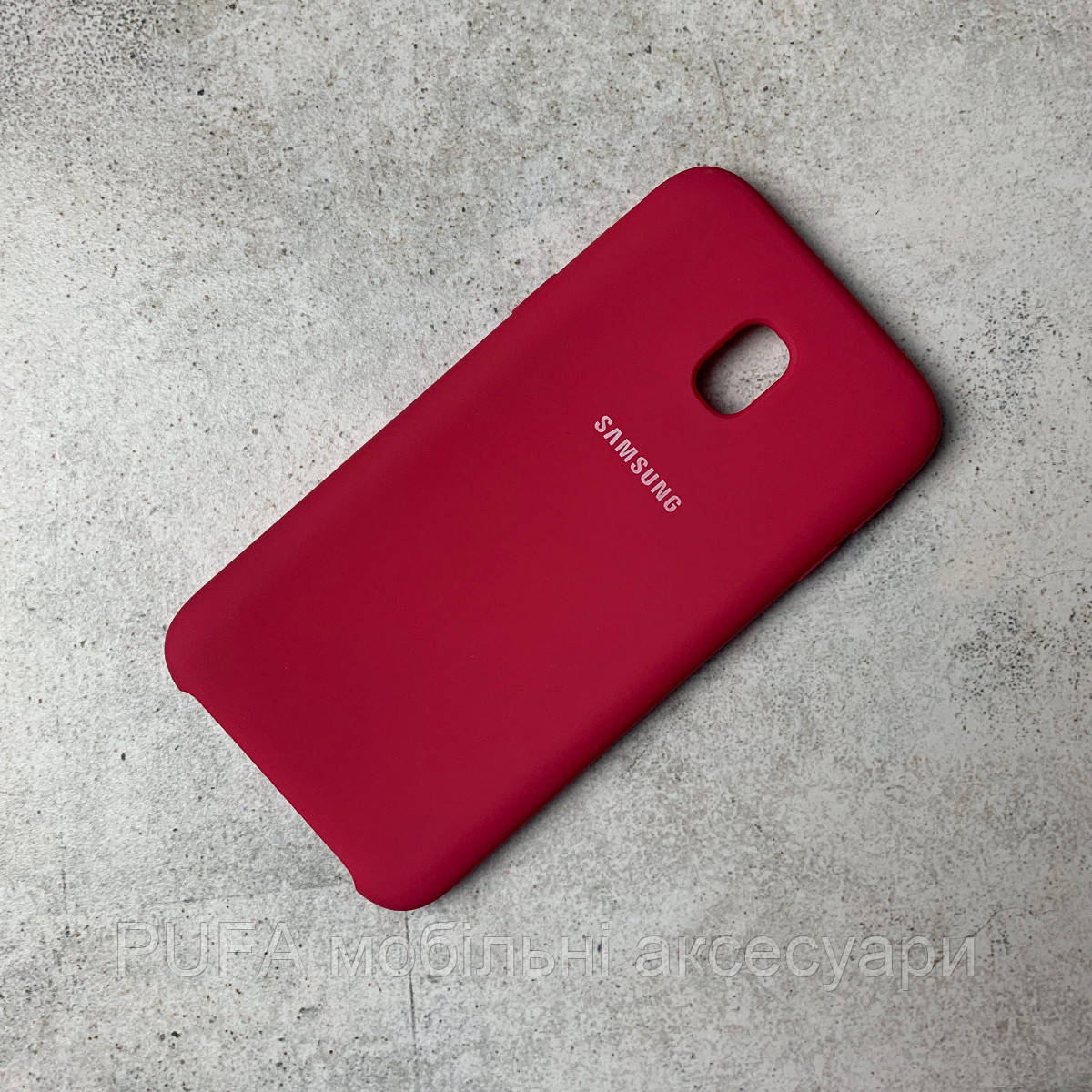 

Чохол-накладка Silk Silicon Case Samsung J3 2017 (J330) Bordo, Бордовый