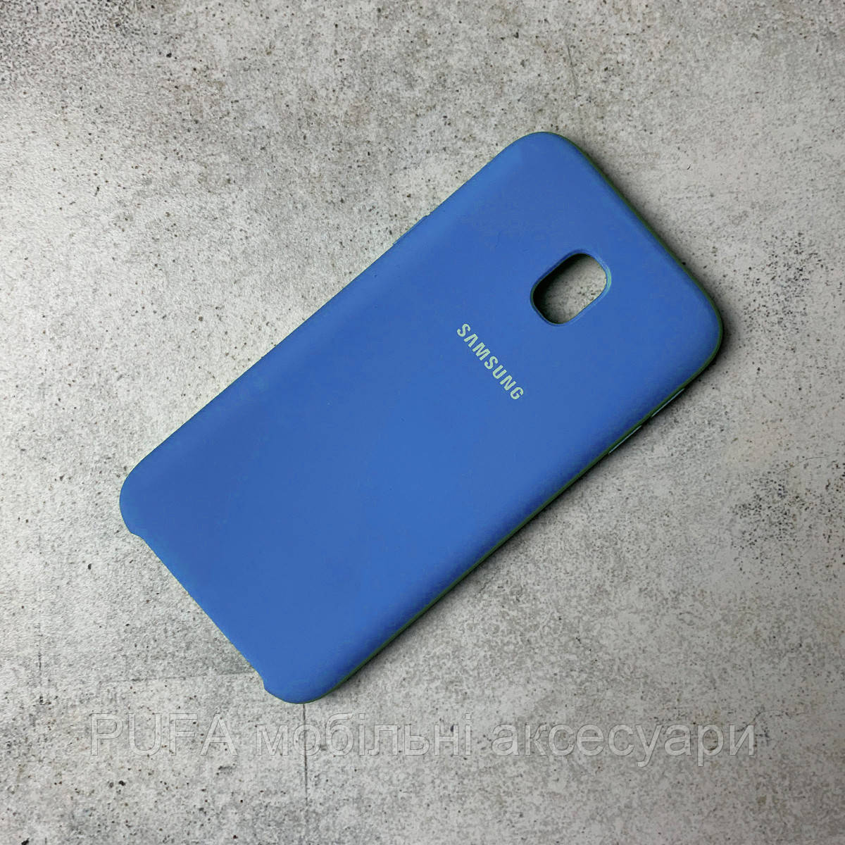 

Чохол-накладка Silk Silicon Case Samsung J3 2017 (J330) Tahoe Blue, Синий