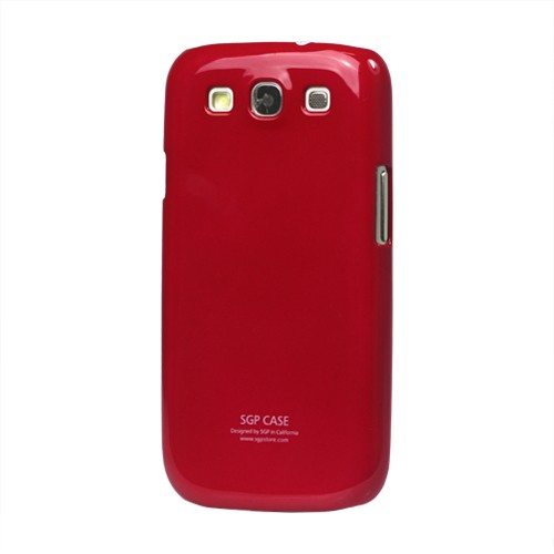 

Чехол SGP Ultra Slim пластиковый на Samsung Galaxy S 3 III I9300, красный