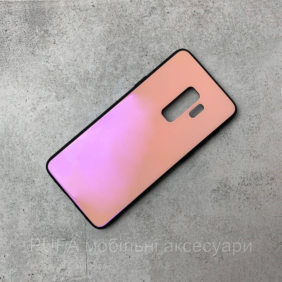 

Чохол-накладка Blue Light Glass Samsung S9 Plus (G965) Pink, Розовый