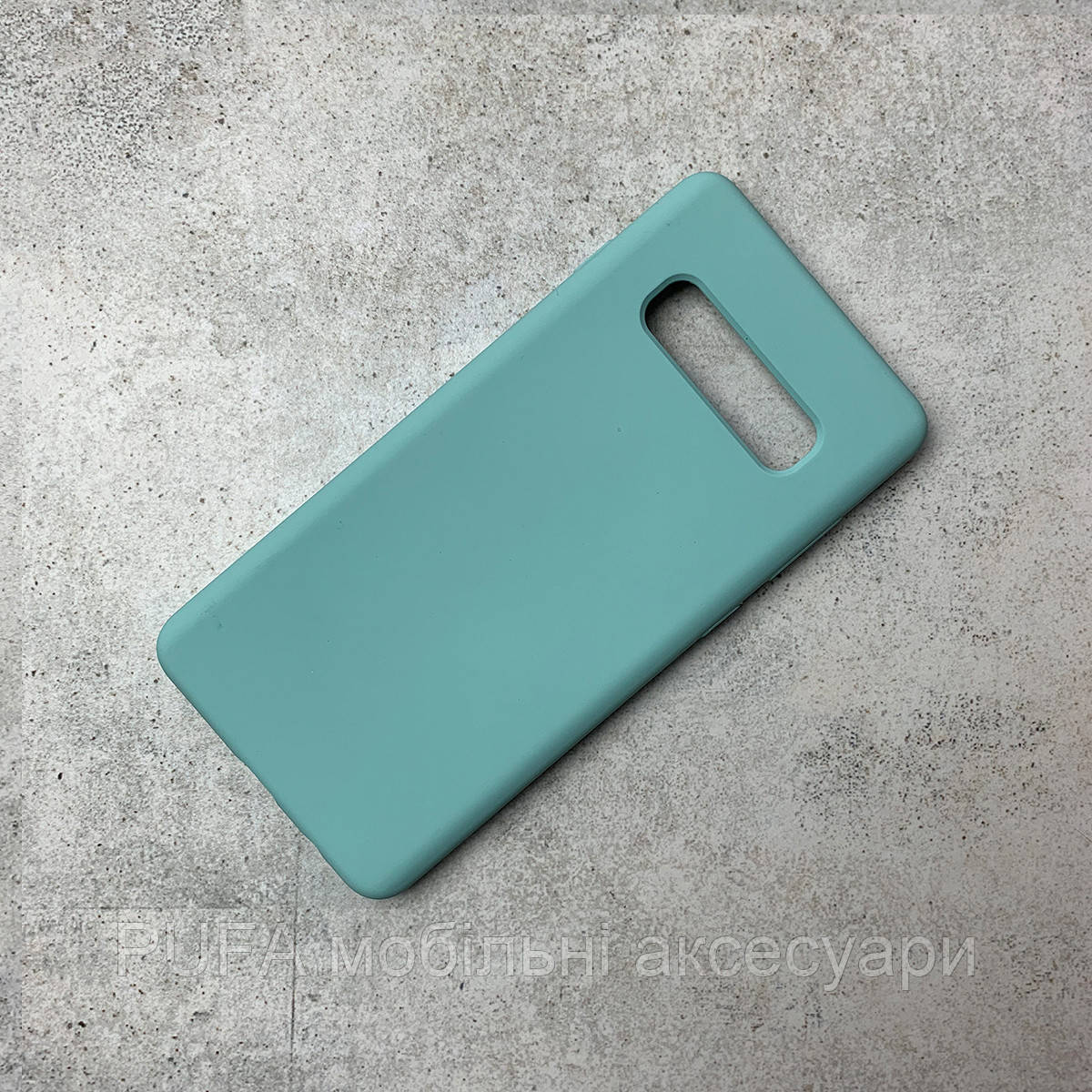 

Чохол-накладка Silicone Cover Full Protective WAVE Samsung S10 plus Turquoise, Бирюзовый