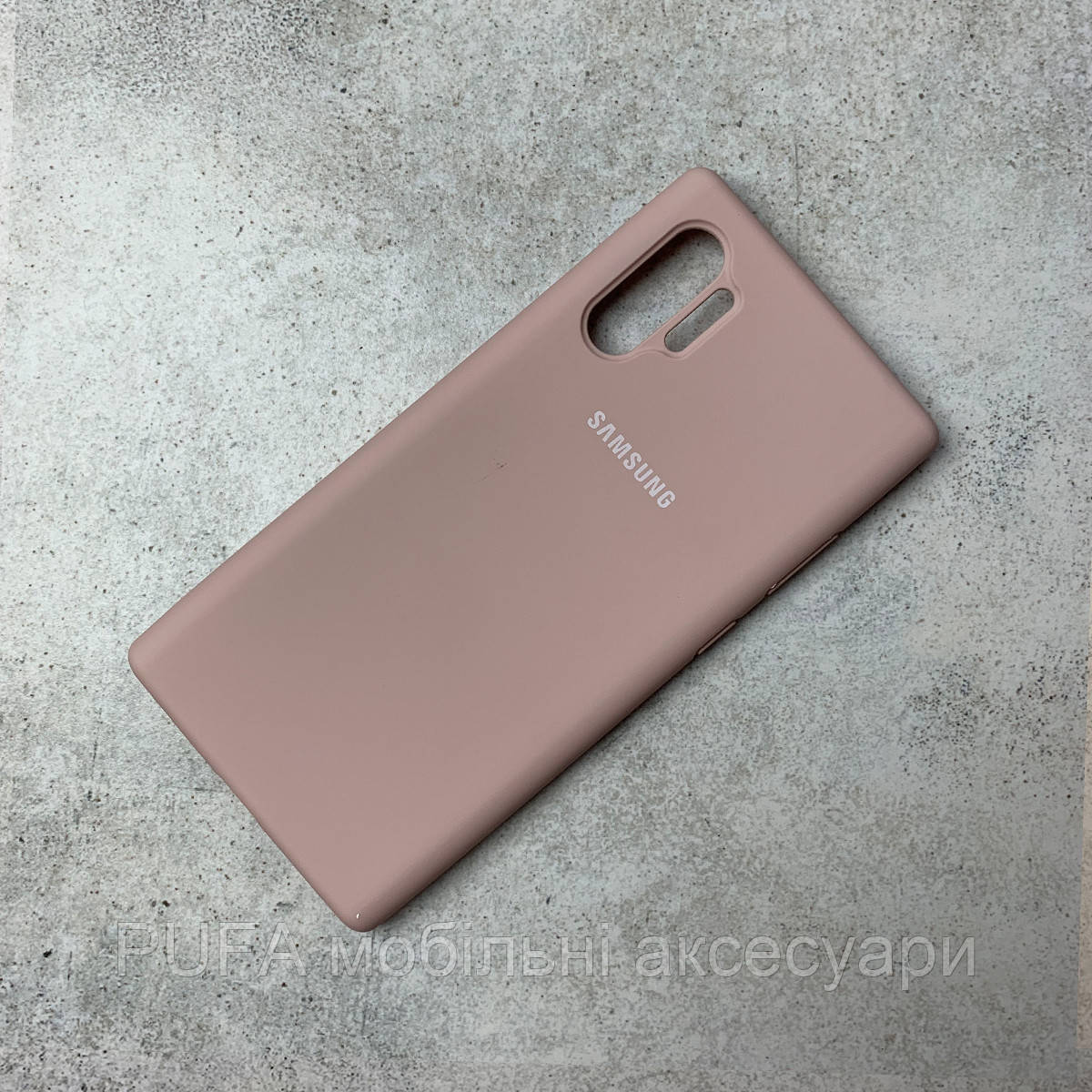 

Чохол-накладка Silicone Cover Full Protective Samsung Note 10 Plus Pink Sand, Песочный