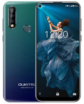 Смартфон Oukitel C17 Pro 4/64Gb Graddual Blue, 13+5+2/5Мп, 6.3" IPS, 2SIM, Helio P23, 4G, 3900мАh, 8 ядер