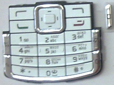 Клавиатура Nokia N72 white orig