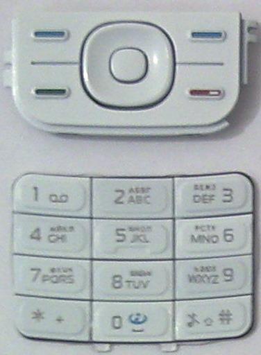 Клавиатура Nokia 5200/5300 white