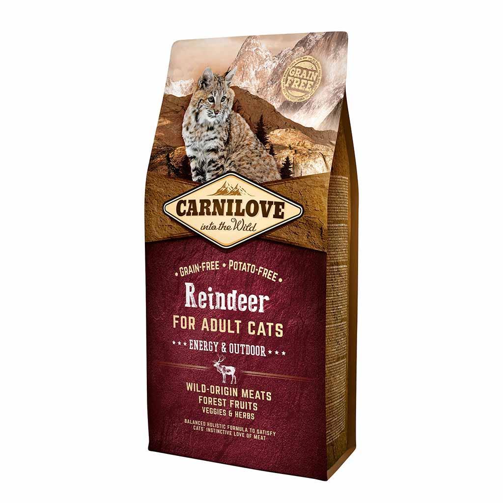 

Корм для котов Carnilove Cat Raindeer Energy & Outdoor 6кг